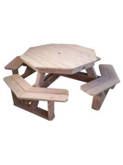 Walk-In Octagon BBQ Table -...